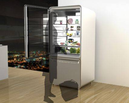 智能冰箱创意设计欣赏，两款更好用的智能冰箱设计创意