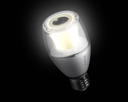 多功能LED灯泡设计欣赏，带无线扬声器的灯具设计创意