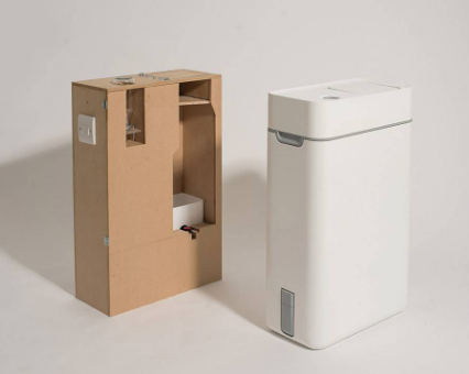 厨房垃圾处理新方式，变废为肥料的创意垃圾桶设计
