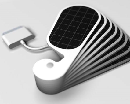 太阳能充电设计欣赏，太阳能应用环保充电器创意设计欣赏