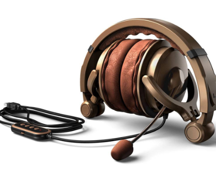 可折叠头戴式耳机设计，品拉索设计游戏娱乐学习耳机
