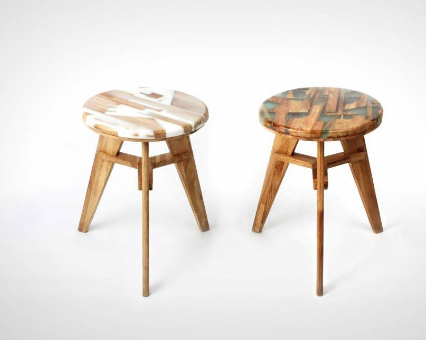 零浪费的家具创意设计,环保意义的凳子设计